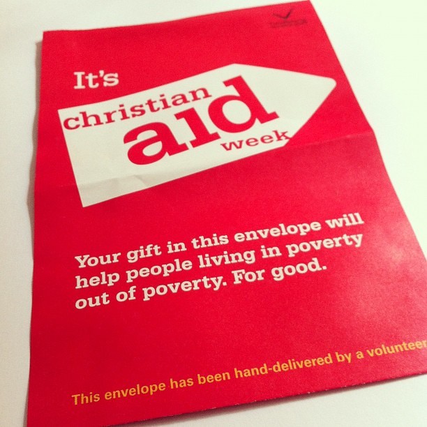 christian aid envelope